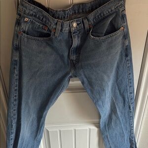 Levi's Blue Straight-Leg Jeans Classic Style